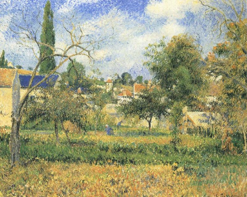 Camille Pissarro Pang plans Schwarz garden Spain oil painting art